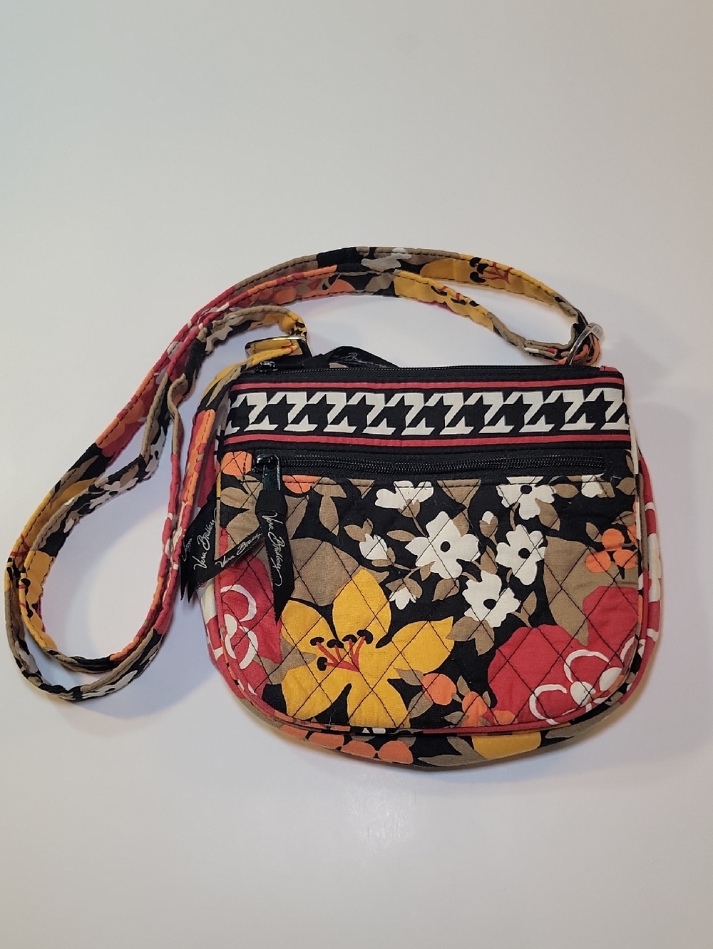Vera Bradley Little Flap Hipster Quilted Floral Crossbody Bag
